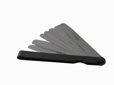 KINEX - měrky list 0,02-0,2mm - délka 100mm - 10 listů