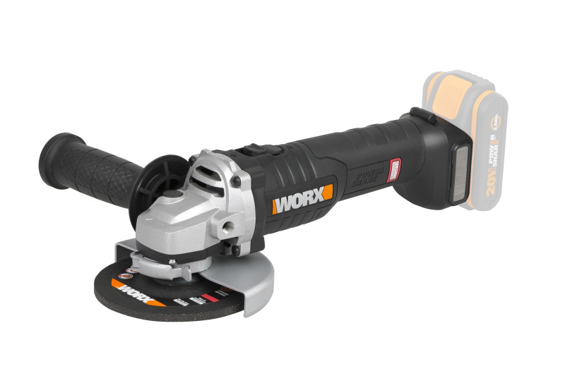 WORX WX812.9 - Aku úhlová bruska 20V - bez akumulátoru - Powershare
