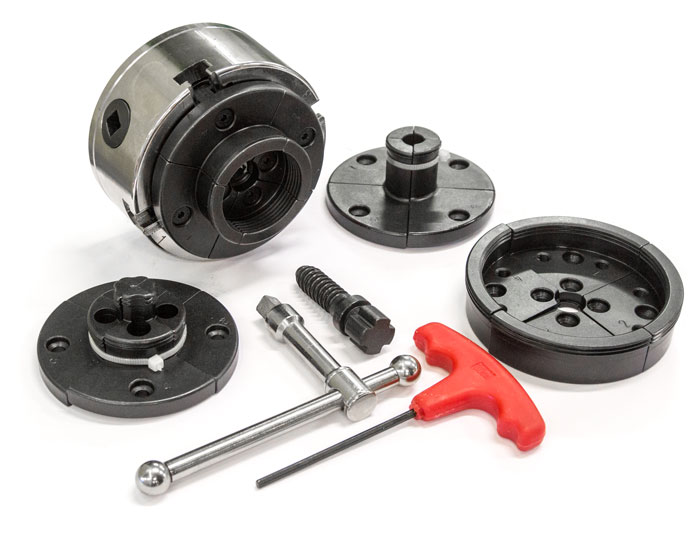 Čtyřčelisťové sklíčidlo ø 95 mm Profi M33 × 3,5 - sada