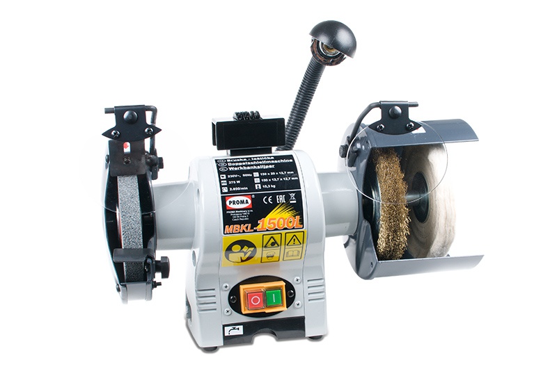 PROMA MBKL-1500L - Dvoukotoučová bruska - leštička