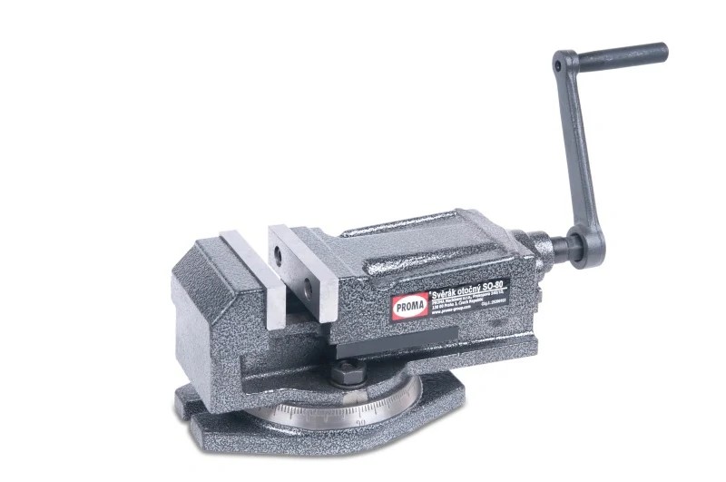 PROMA SO-80 - Otočný strojní svěrák