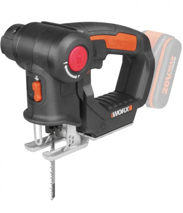 WORX WX550.9 - Aku dvojkombinace - ocaska + přímočará pila - bez akumulátoru