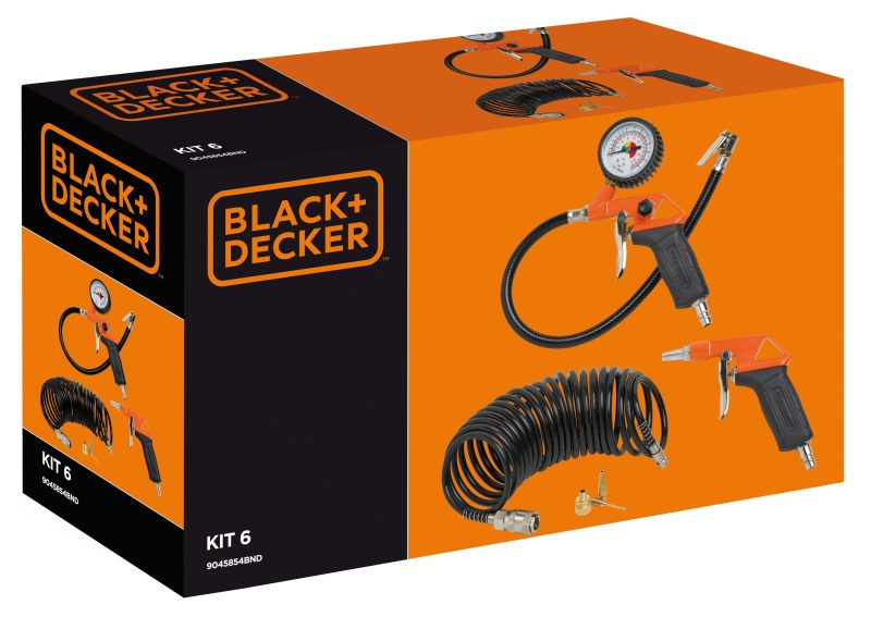  Vzduchová sada Black & Decker, 6ks