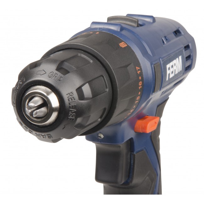 FERM CDM1119 - Aku Li-ion vrtačka 12V - 1,5Ah - Kompakt - 2 baterie