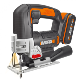 WORX WX543 - Aku přímočará pila 20V, 1x2.0Ah - Powershare