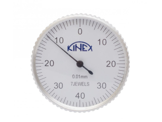 Úchylkoměr páčkový KINEX - vertikální (±0,8)/40mm