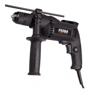FERM PDM1049P_K - El. vrtačka s příklepem 710W - 13mm s rychloupínacím